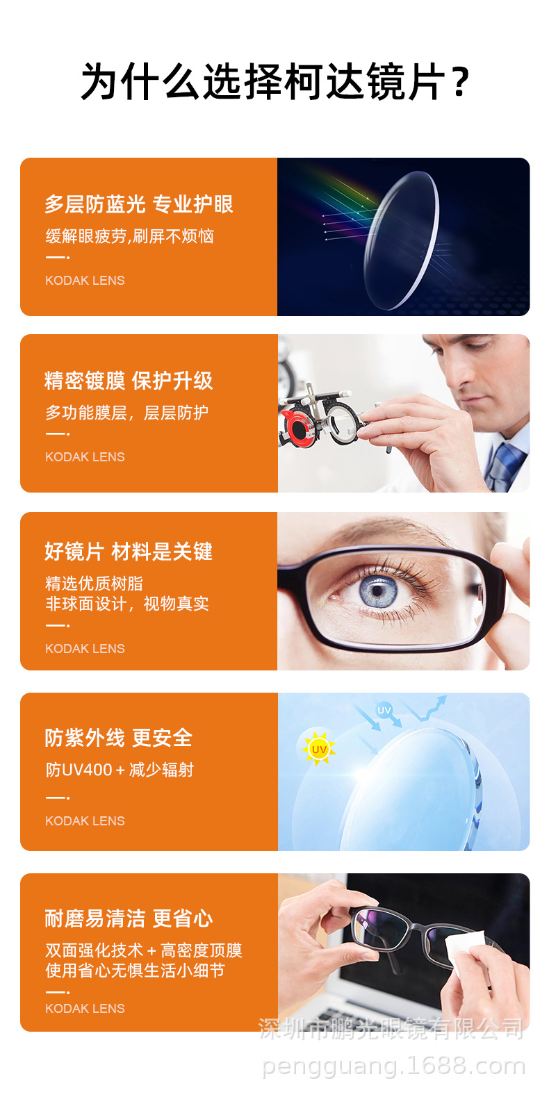 柯达柯阅佳1.74超薄非球面2片防蓝光紫外线1.67高度近视眼镜配镜