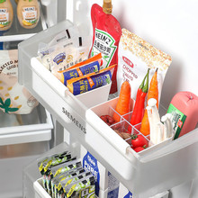 冰箱侧门收纳盒厨房整理食品葱花姜蒜鸡蛋保鲜盒塑料内侧置物架
