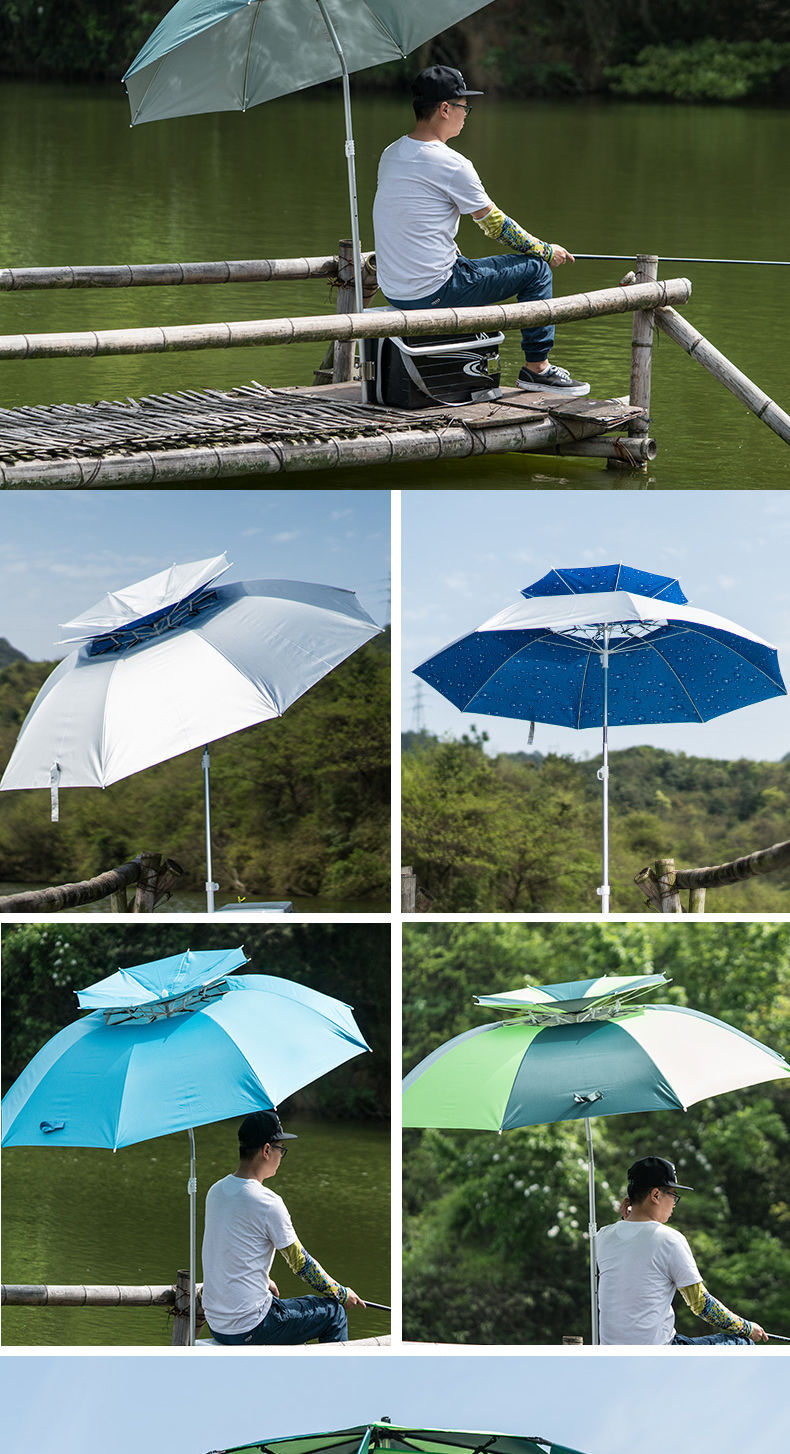 钓鱼伞大号钓伞万向防雨遮阳伞户外折叠加厚多功能垂钓渔具伞