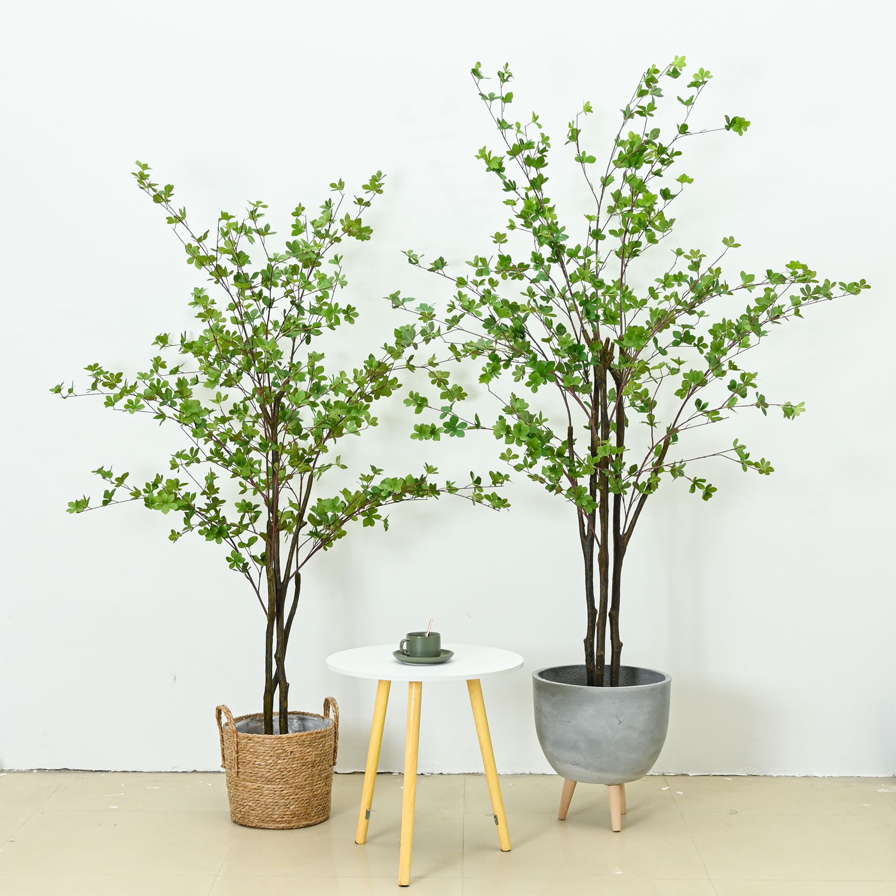 0成交2770盆仿真葵树盆栽商场酒店真木树杆假绿植物人造棕榈树仿真