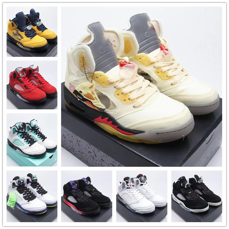 耐尅官aj5奥利奥黑白蝉翼愤怒公牛彩蛋郭艾伦 乔5 男女运动篮球鞋