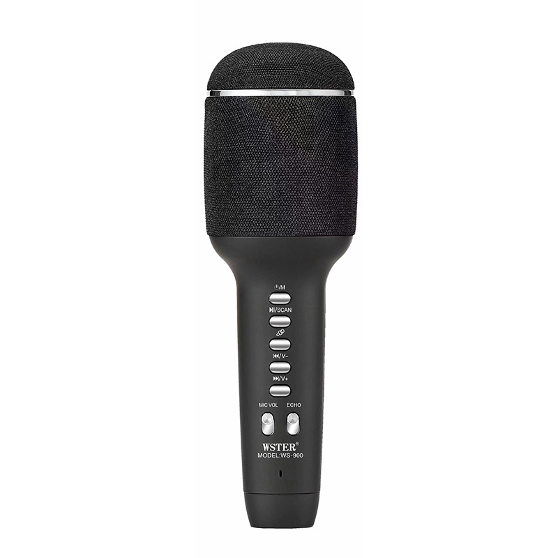 WS-900 New Microphone Stereo Integrated Home Wireless Bluetooth Portable Mobile Live Streaming Singing Microphone