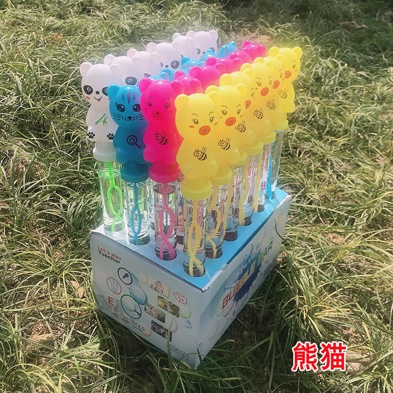 Large Cartoon Bubble Wand Park Bubble Blowing Toys Children's Outdoor Toys Summer Stall Toys Wholesale