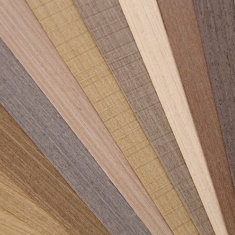 酒店门板直纹高端装修面板家居贴面装潢科技木皮银梨系列木皮定制