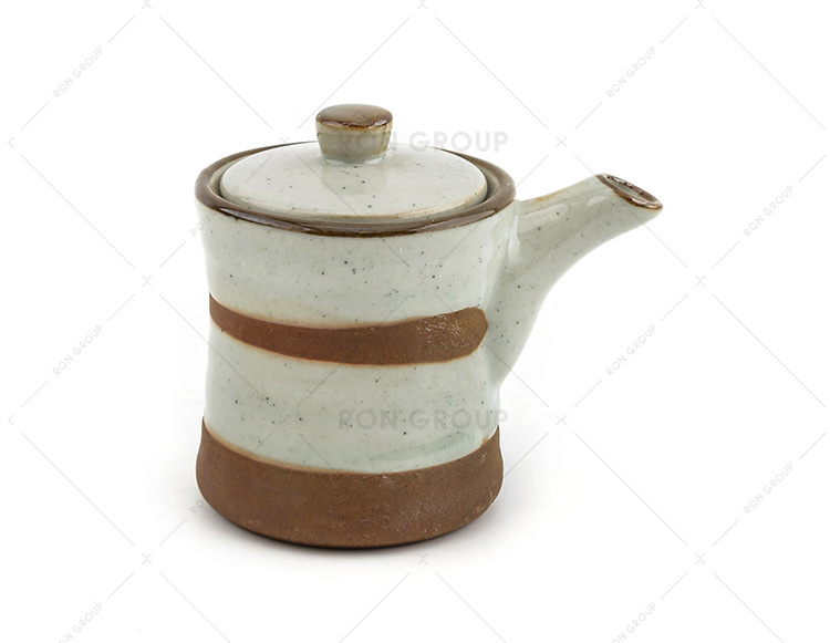 创意餐具陶瓷酱油壶小醋壶带盖防尘复古餐厅家用醋瓶饭店商用面馆