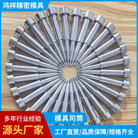 模具扁顶针现货定做SKD61车床推管司筒压条布针配件非标镶件