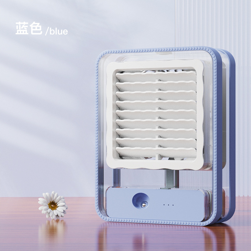 New Spray Little Fan Usb Small Portable Student Dormitory Electric Fan Office Desk Surface Panel Water Replenishing Device