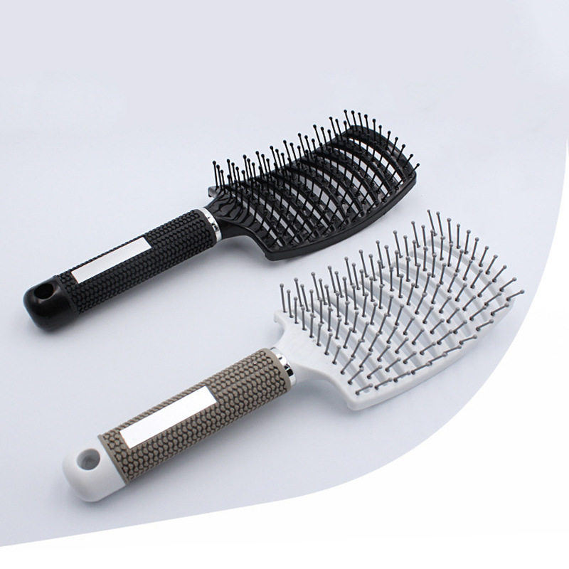 Cross-Border Spot Rib Comb Men's Hair Big Back Styling Comb Fluffy Hair Root Hair Curling Comb Wholesale