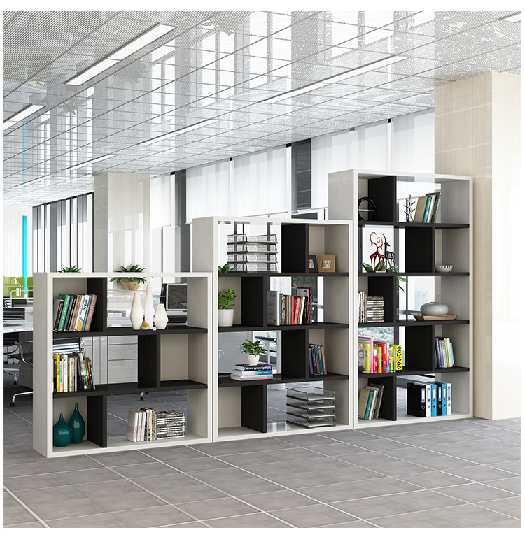 文件柜木质组合办公室隔断柜双面资料柜矮柜储物柜靠墙花槽展示柜