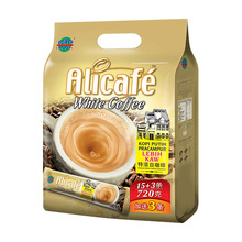 马来西亚原装进口Alicafe啡特力三合一特浓白咖啡速溶咖啡粉720g