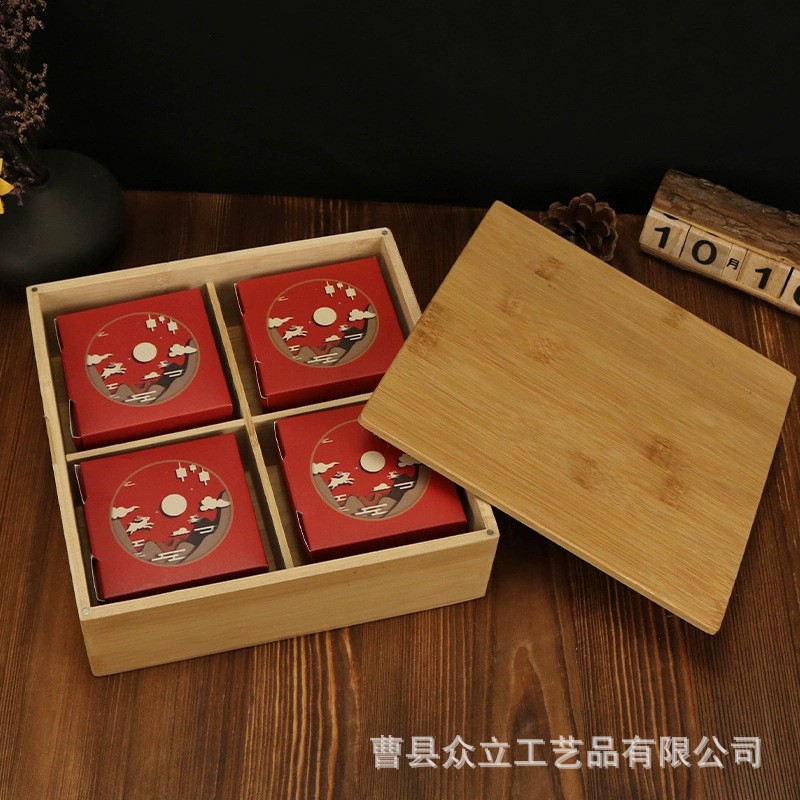 Chinese Mid-Autumn Festival Moon Cake Packaging Box Tea Gift Box Pastry Candy Universal Gift Packaging Box