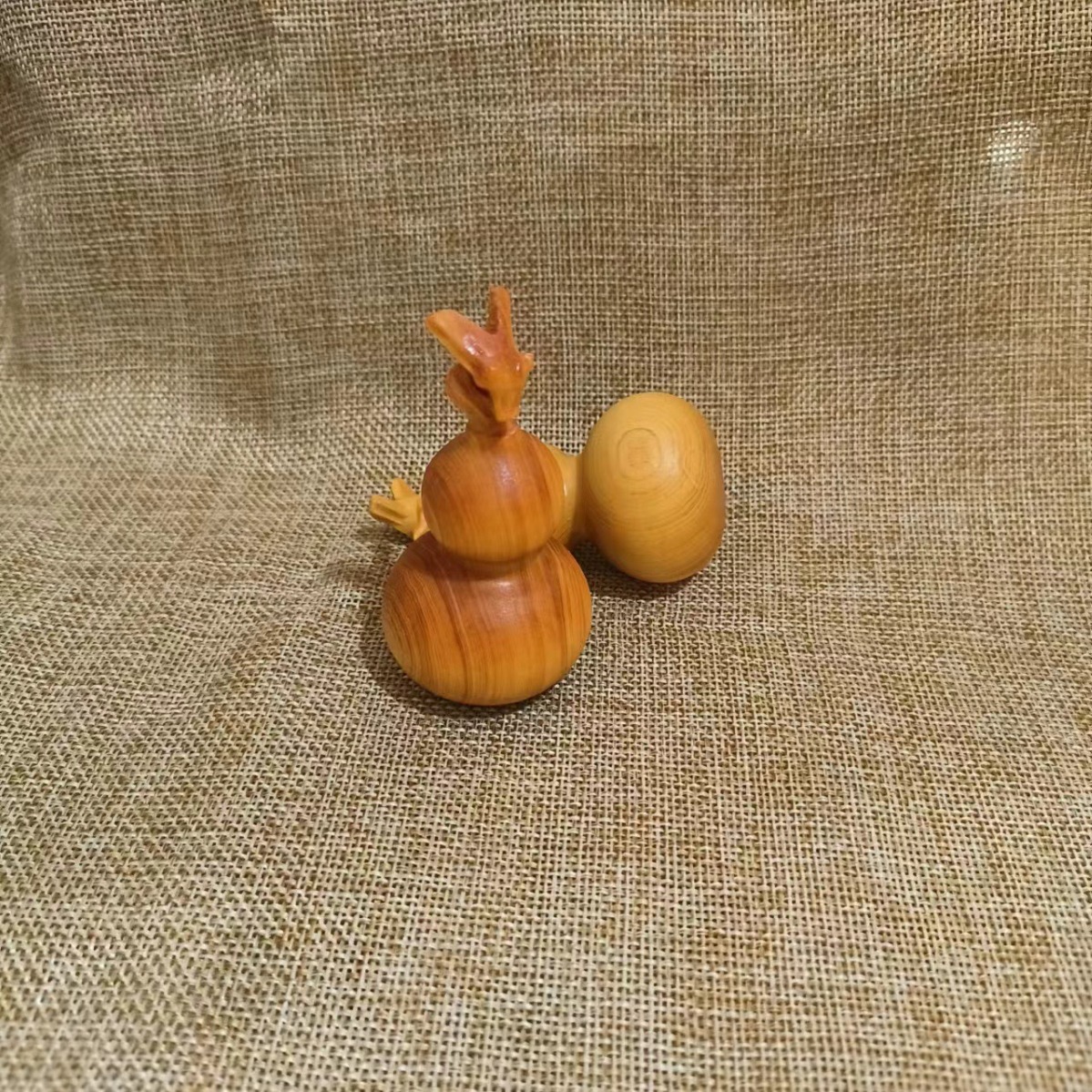 崖柏木雕刻龙头葫芦挂件八卦摆件家宅办公福财文玩把件挂饰装饰品