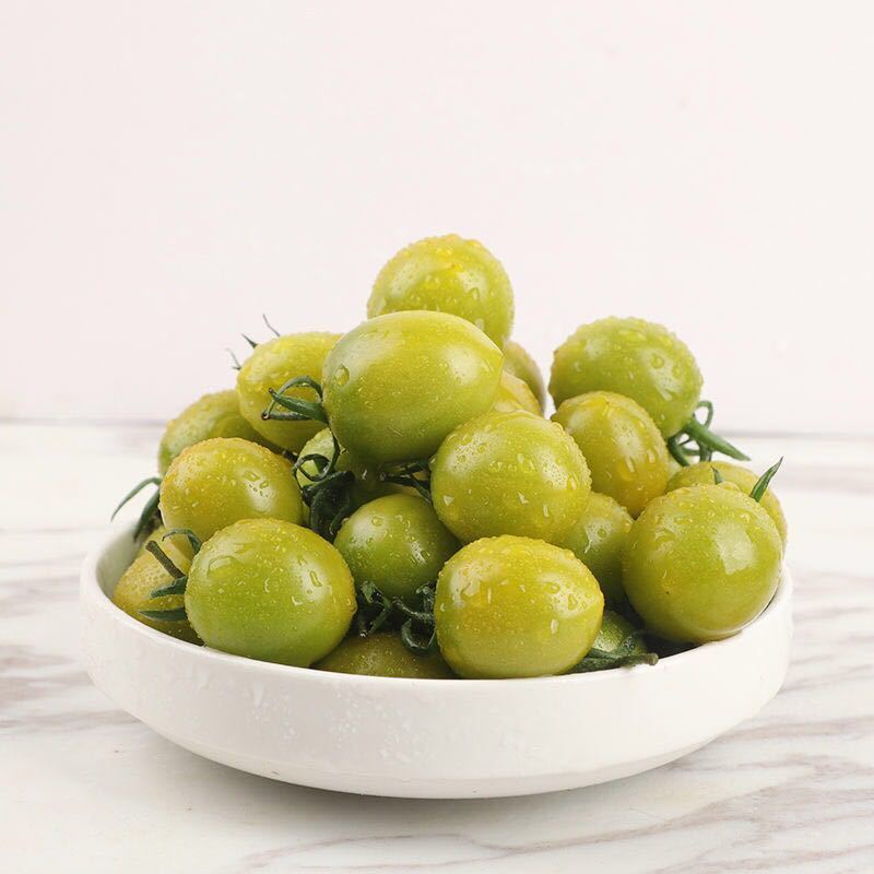 【顺丰】绿千禧绿色小番茄圣女果小西红柿青口蜜脆甜新鲜水果