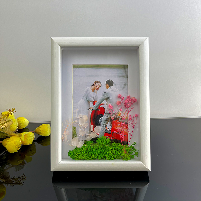 Three-Dimensional Hollow 1.5cm Picture Frame Wooden Photo Frame Wholesale Mounting Home Decoration Photo Frame Dried Flower Photo Frame