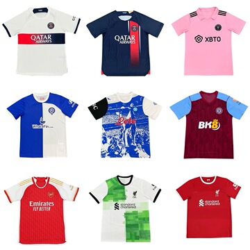 足球球衣迈阿密巴黎阿斯顿维拉那不勒斯阿森纳利物浦热刺ac足球服