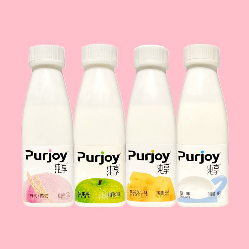 君乐宝纯享300g原味苹果味抹茶盐花芝士味益生菌发酵乳酸奶