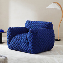 设计师蓝胖子沙发客厅卧室休闲懒人沙发网红阳台创意单人沙发椅