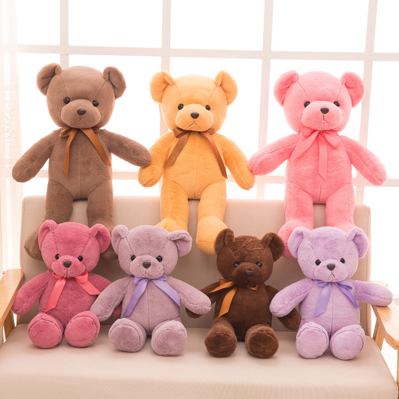 wholesale sweater bear teddy little bear plush toys cross-border crane machines ragdoll doll children‘s activity gifts