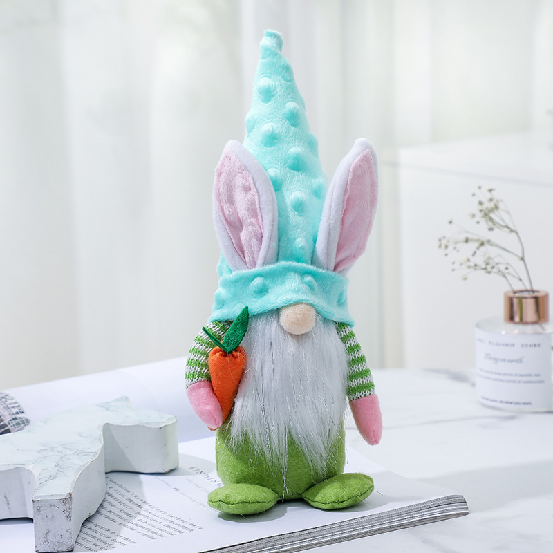 Cute Easter Pointed Hat Rabbit Doll Decoration Cute Faceless Doll Decorations Wholesale