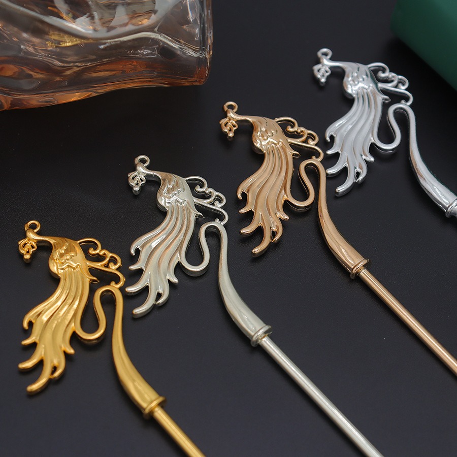 国风汉服泳保色古风步摇流苏簪子新款合金新中式发簪古风高级感