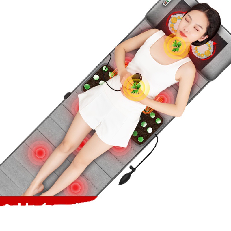 全身多功能按摩床垫家用脊椎揉捏电动仪器腰肩背部靠椅坐垫折叠毯