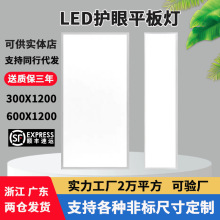 集成吊顶600x1200led平板灯30x120石膏矿棉板嵌入式面板工程灯盘