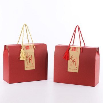 通用中秋礼盒土特产红枣年货包装盒端午粽子伴手礼手提空盒制定