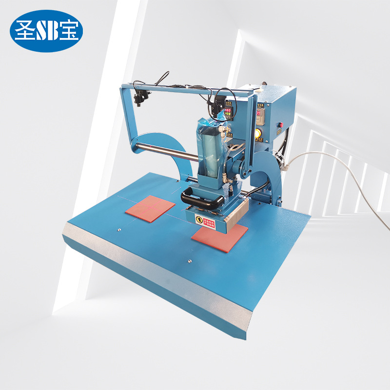 15x15双工位气动压标机小型压标机热转印机烫画机服装logo烫标机