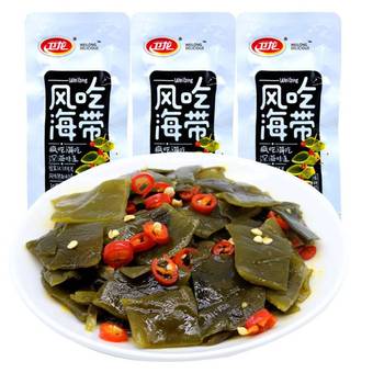 卫龙风吃海带香辣风味办公室即食爽脆零食小吃休闲下饭菜批发