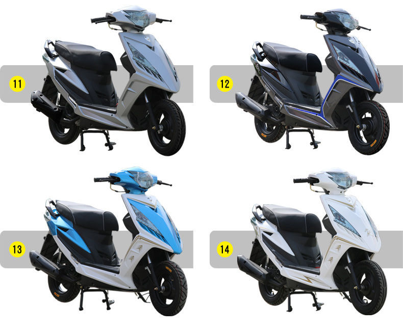 鬼火战速摩托车 rsz125cc踏板摩托车三代助力车街车跑车男女通用