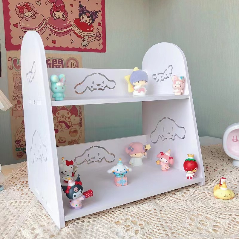 Simple Desktop Double-Layer Storage Rack Table Height Increasing Organizing Rack Household Bookshelf Dormitory Cosmetics Storage Rack