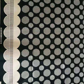 蜡印布 全涤 双面渗透印花布 wax非洲蜡印布 非洲服装布 600y/包