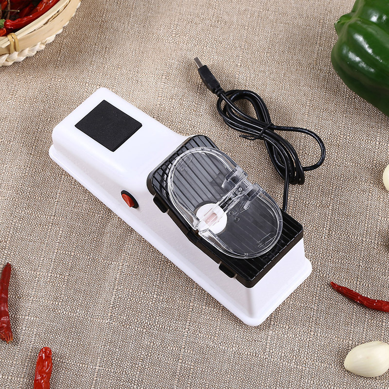 Electric Knife Sharpener New Homehold Fast Sharpening Stone Kitchen Multi-Functional Vegetable Shear Stall Fabulous Sharpening Product Wholesale