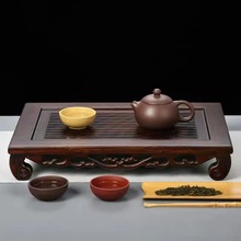 家用茶盘 新中式竹制沥水茶海 简约储水功夫茶具轻奢排水茶台小型