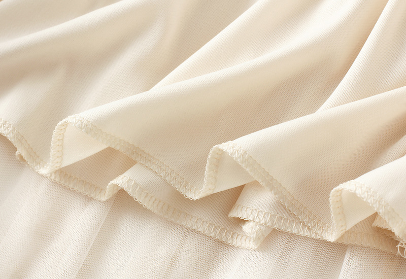 半身裙秋冬女绣花网纱裙子a字裙长裙中长款拼接纱裙k818