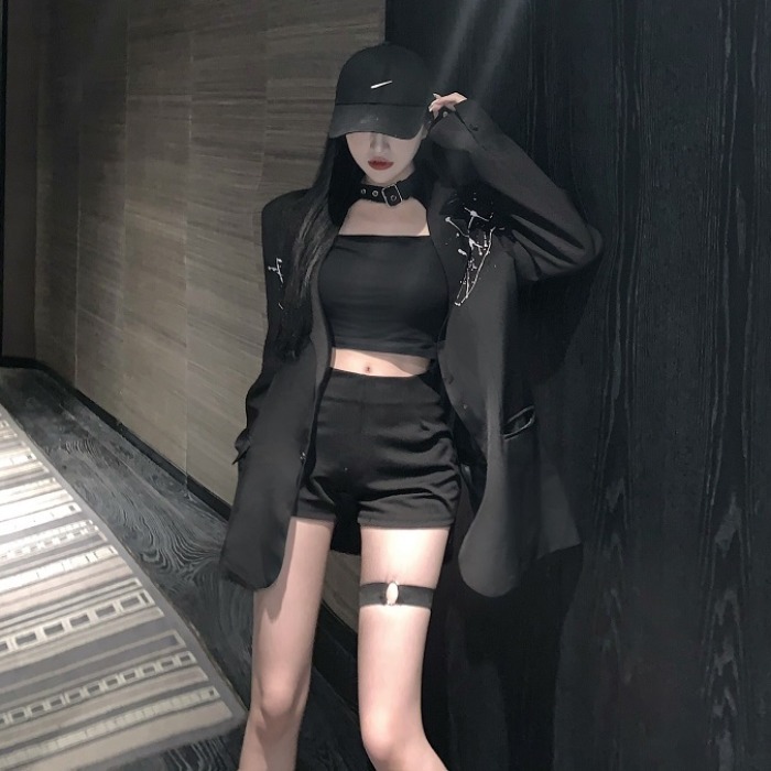 新款秋冬丧系衣服韩版卫衣女套头宽松加绒加厚假两件外套女装0655