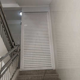 学校通道楼梯口欧式电动铝合金卷帘门家用防盗隔断自动遥控卷闸门