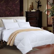 五星级酒店单双人空调被芯宾馆床上用品白色整张羽丝被子蓬松超软