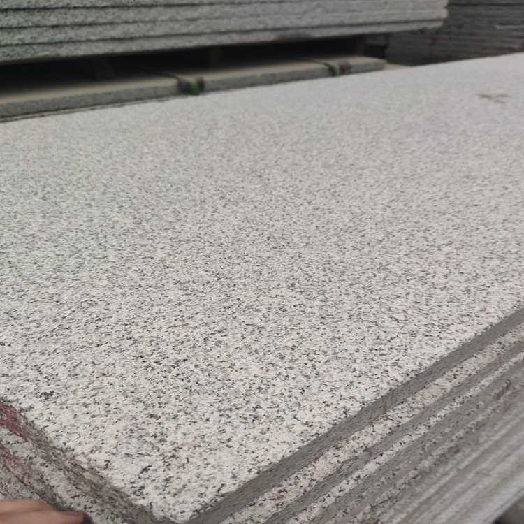 湖北石材厂家芝麻白花岗岩台阶石地铺路缘石光面黄岗岩天然石材批