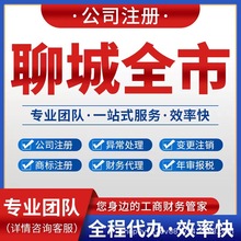 聊城市东昌府阳谷公司注册代办营业执照代理记账报税个体变更注销