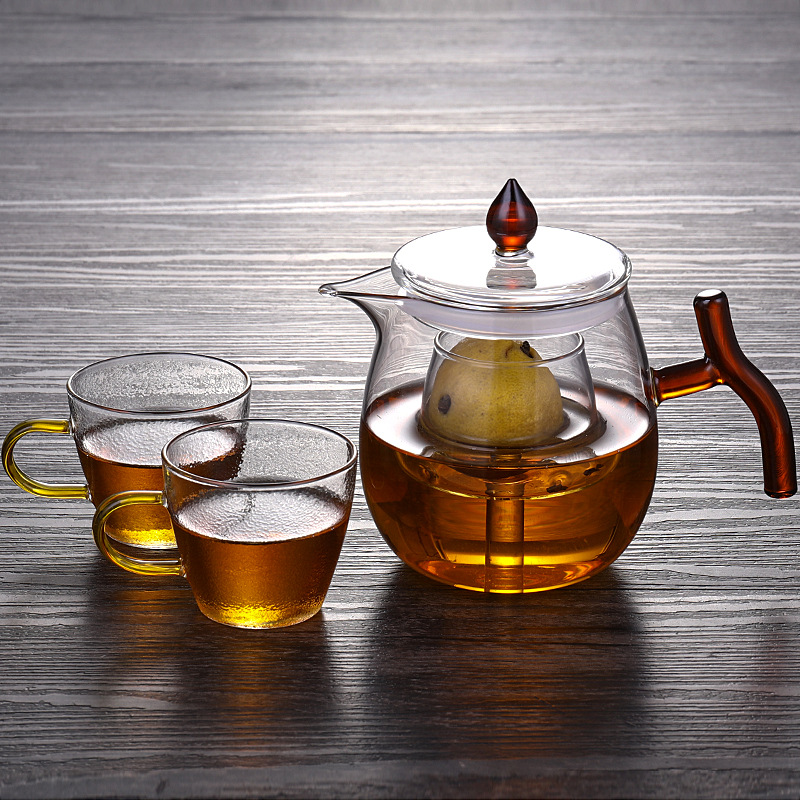 茶壶耐热高温玻璃小青柑专用煮泡茶壶公道杯 煮茶器 功夫煮泡茶杯