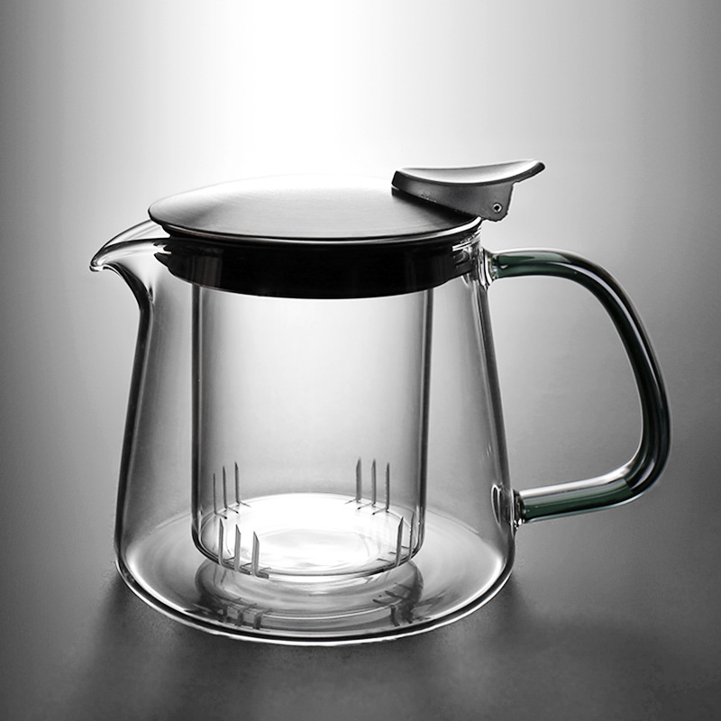 家用玻璃小茶壶耐高温泡茶煮茶壶电陶炉过滤单壶红茶功夫茶具套装