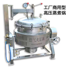 200升蒸汽煮锅 不锈钢高压蒸煮设备 燃气高压锅 质保一年