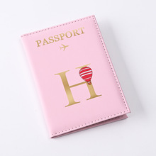 2024跨境现货创意彩印字母pu皮多功能护照夹SIM卡证件包皮套直销