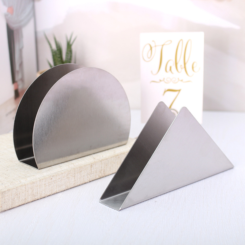 Creative Strange Shape Tissue Holder Iron Vertical Western Restaurant Napkin Holder Multi-Functional Metal Napkin Holder Desktop Storage Rack