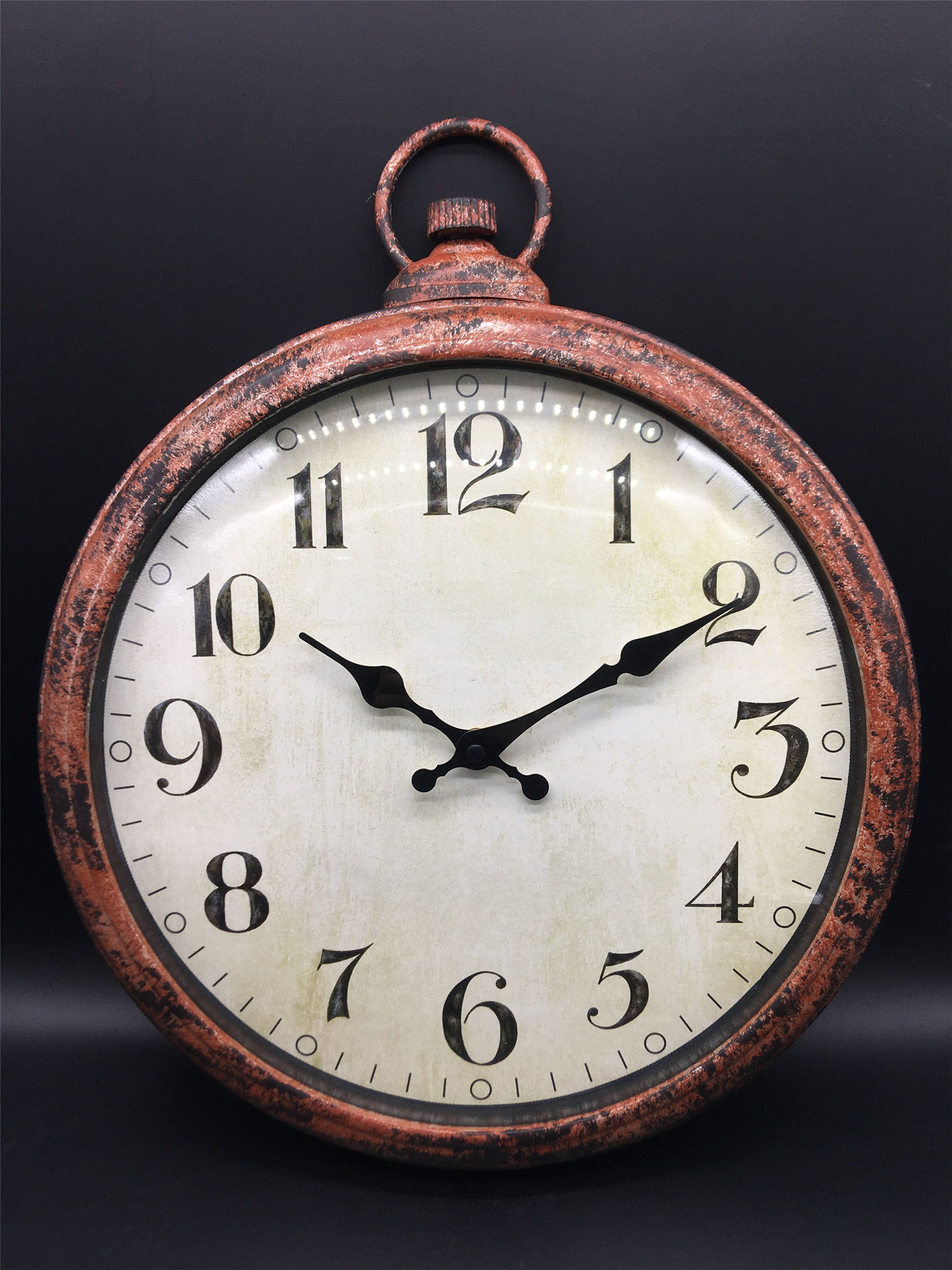 复古经典新品怀表挂钟14寸客厅钟表创意壁钟石英钟怀旧