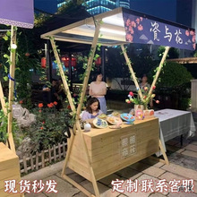 烧烤架夜市摆摊商场架子折叠展示架摆摊夜市促销市集花车促销台