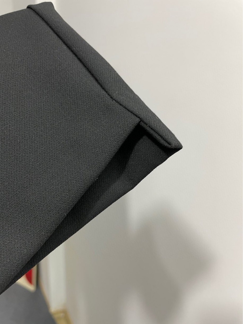 品牌定单货 腰头拼接褶皱高腰西装裤