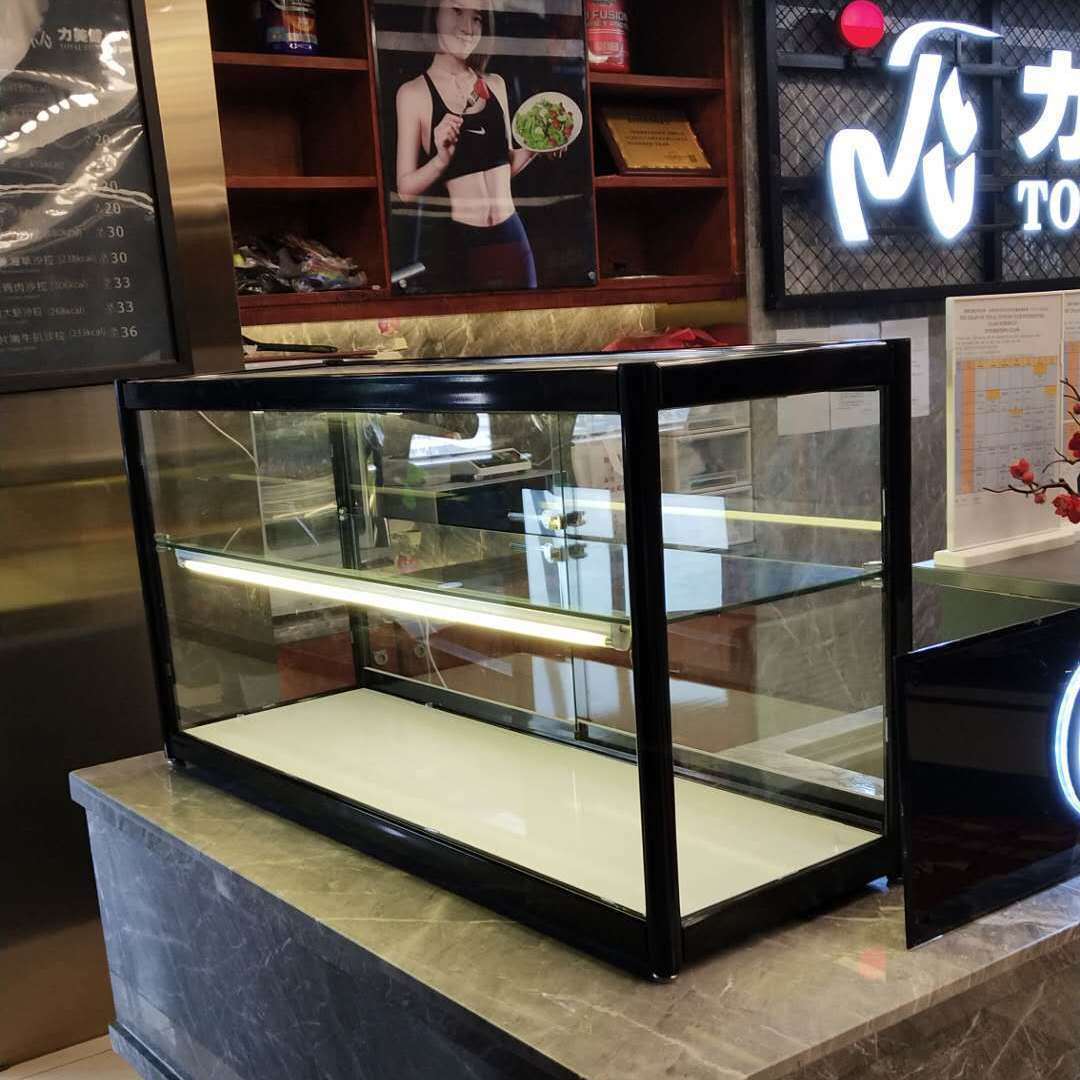 玻璃柜台精品商品展柜珠宝银饰展示柜吧台甜点柜奖杯柜透明玻璃柜