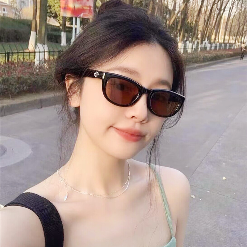 Factory Direct Sales New GM Sunglasses Women's High-Grade INS European and American Hot Girl Glasses Sun Protection Face Small Sunglasses for a Slim Look
